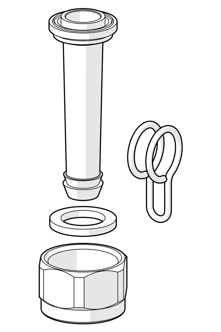 Oras - Hose coupling, G1/2xD9
