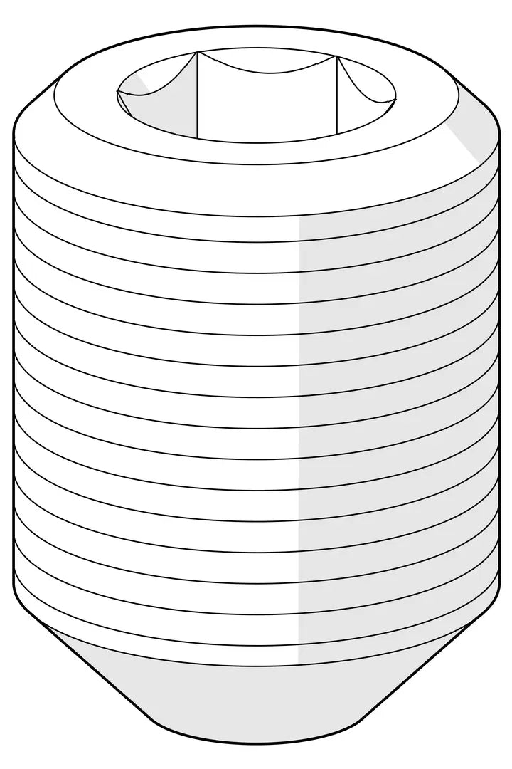 Set screw 10 pcs , M6x8