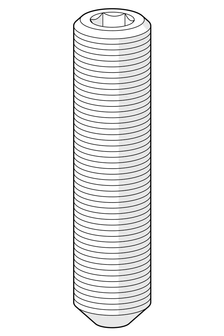 Set screw 10 pcs , M6x25