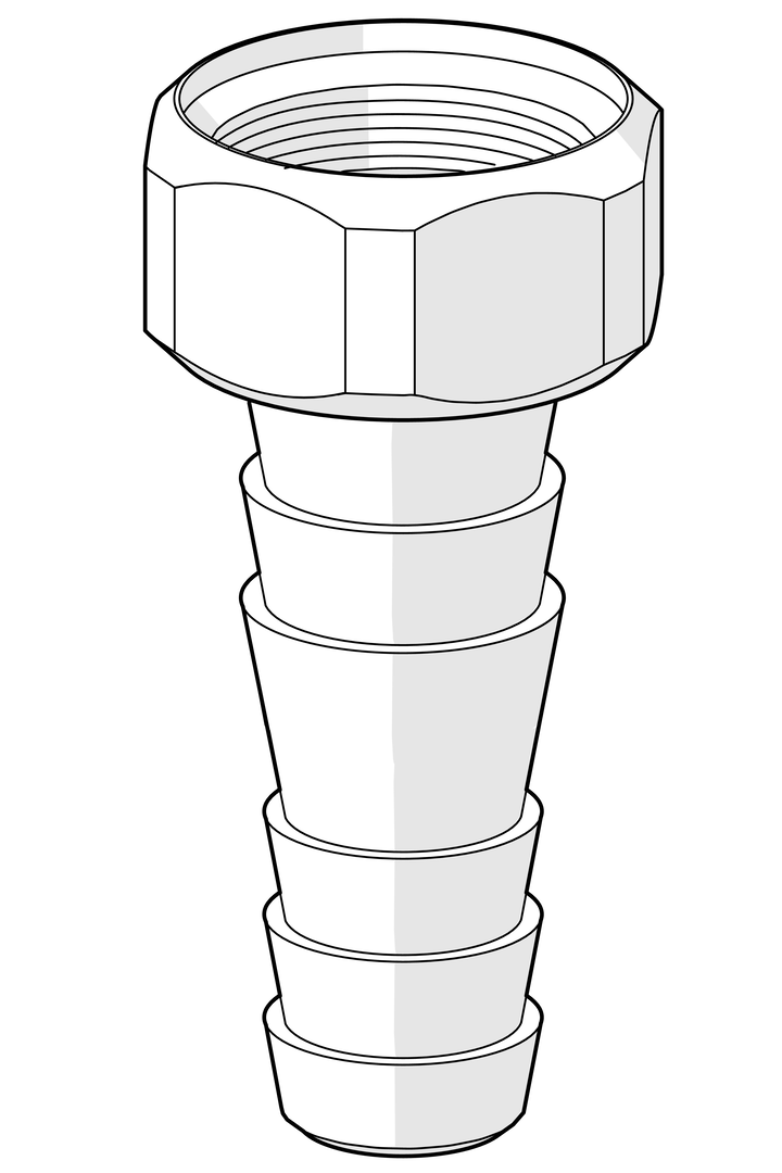 Oras - Hose coupling, G1/2, D12-D10