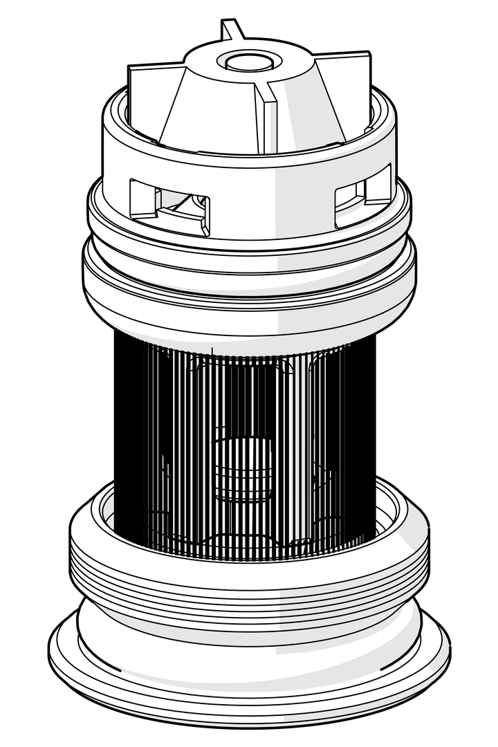 Oras - One-way valve with litter screen 198391