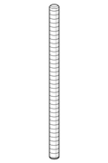 Oras - Fixing screw, M8x1, L=130