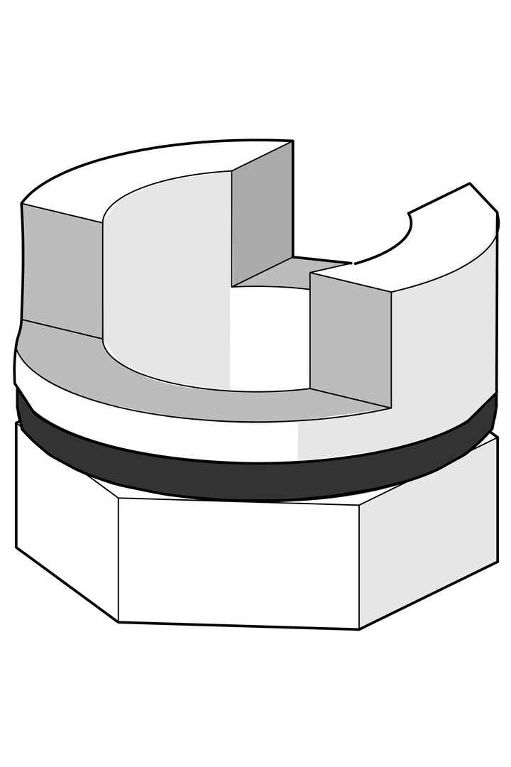 Oras - Spout overturning stopper, 60Â°/0Â°