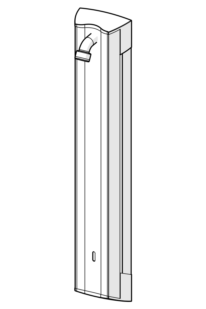 Oras Electra - Shower panel, 12 V 6661FTX