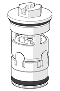 Oras - One-way valve with litter screen 602346V