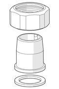 Oras - Connector, DN15