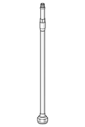 Oras - Flexible pipe, L=325, G1/2-M10x1 LH, DN8