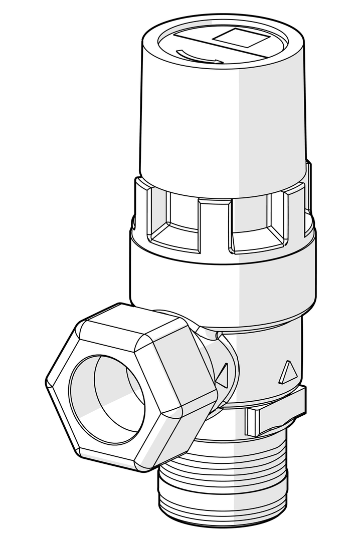 Oras - Safety valve, DN15, 1.5bar