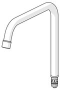 Oras - High spout, L=255