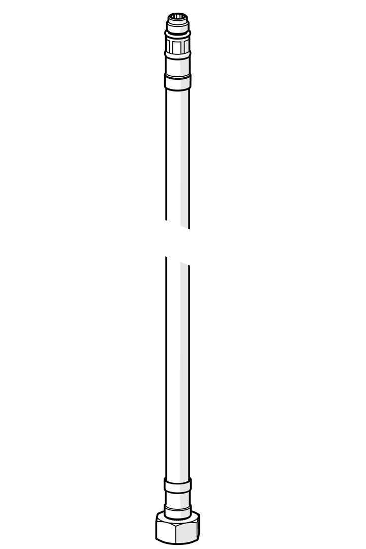 Oras - Flexible pipe, L=475, G3/8-M10x1 LH