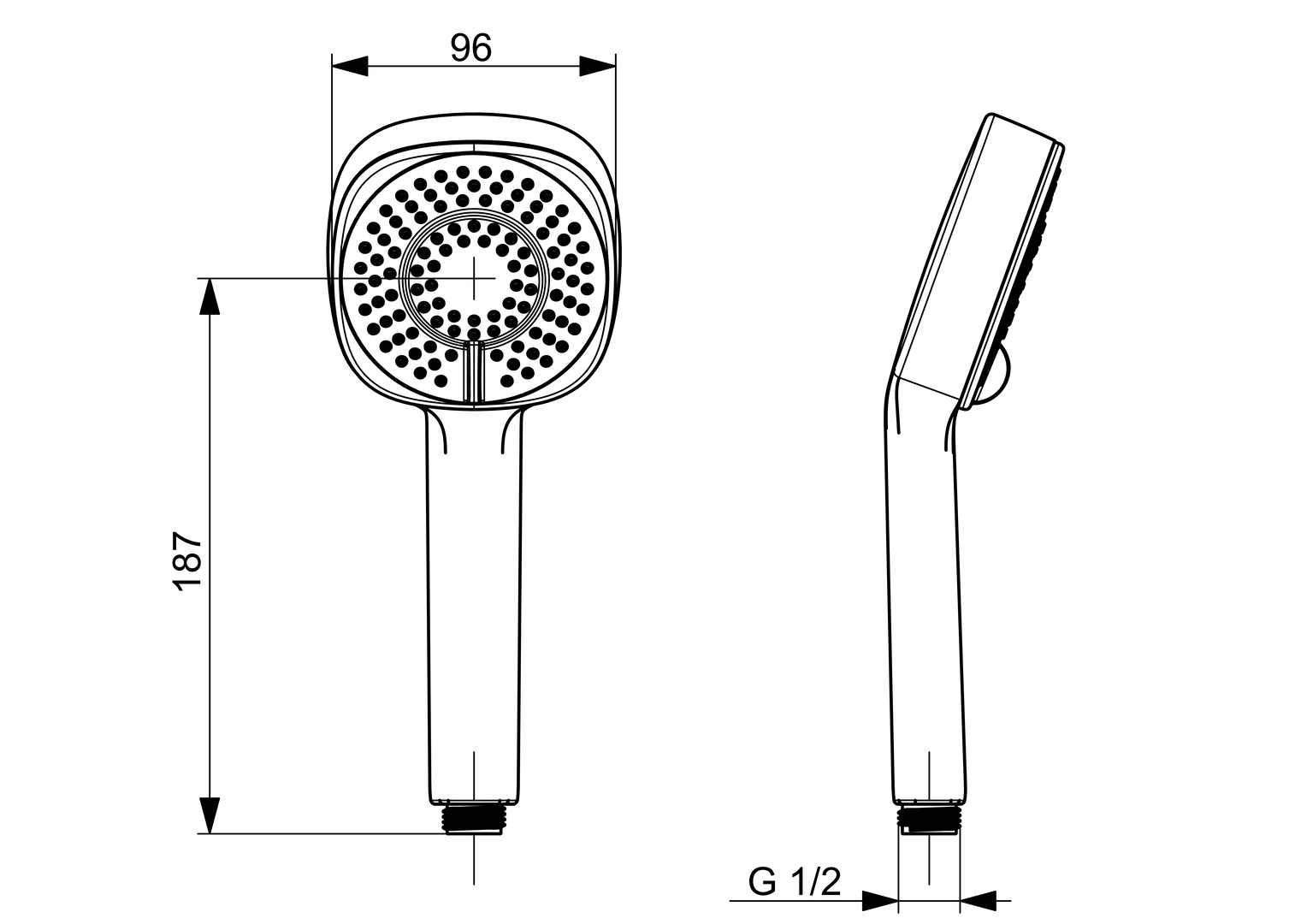 Oras Apollo Style - Hand shower 253022
