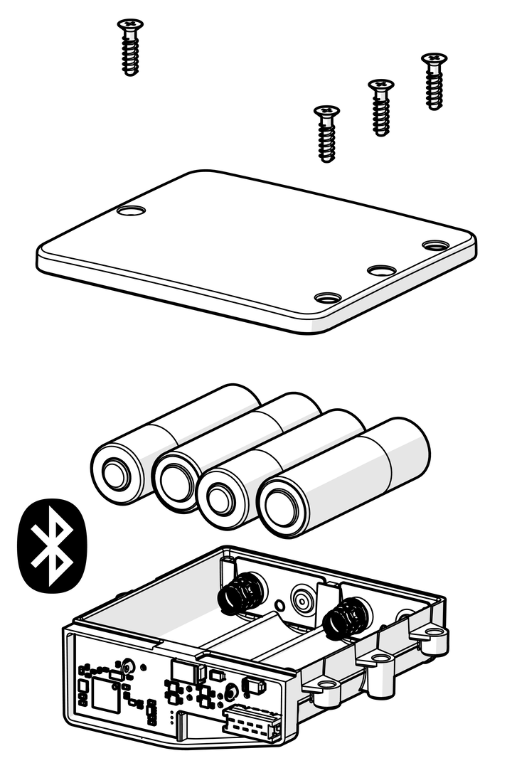 Oras Esteta - Control unit, 6 V /Wellfit/Bluetooth