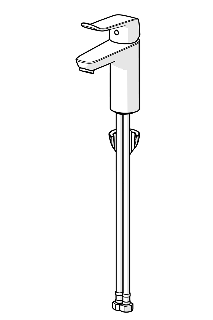 Oras Care - Washbasin faucet 5711F