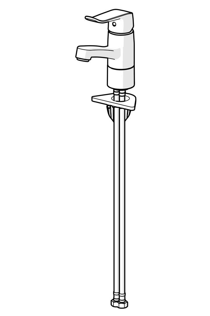 Oras Care - Washbasin faucet 5715F