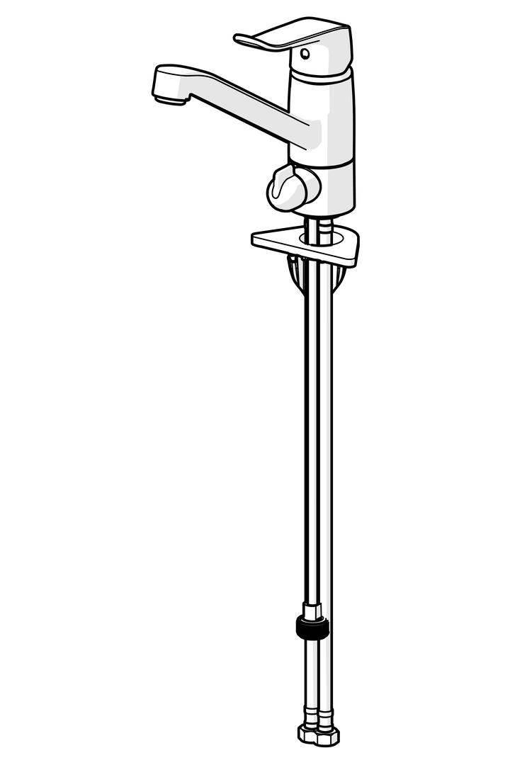 Oras Care - Kitchen faucet with dishwasher valve 5735F