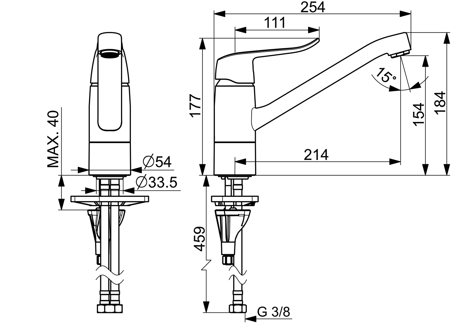 Oras Care - Kitchen faucet 5730F