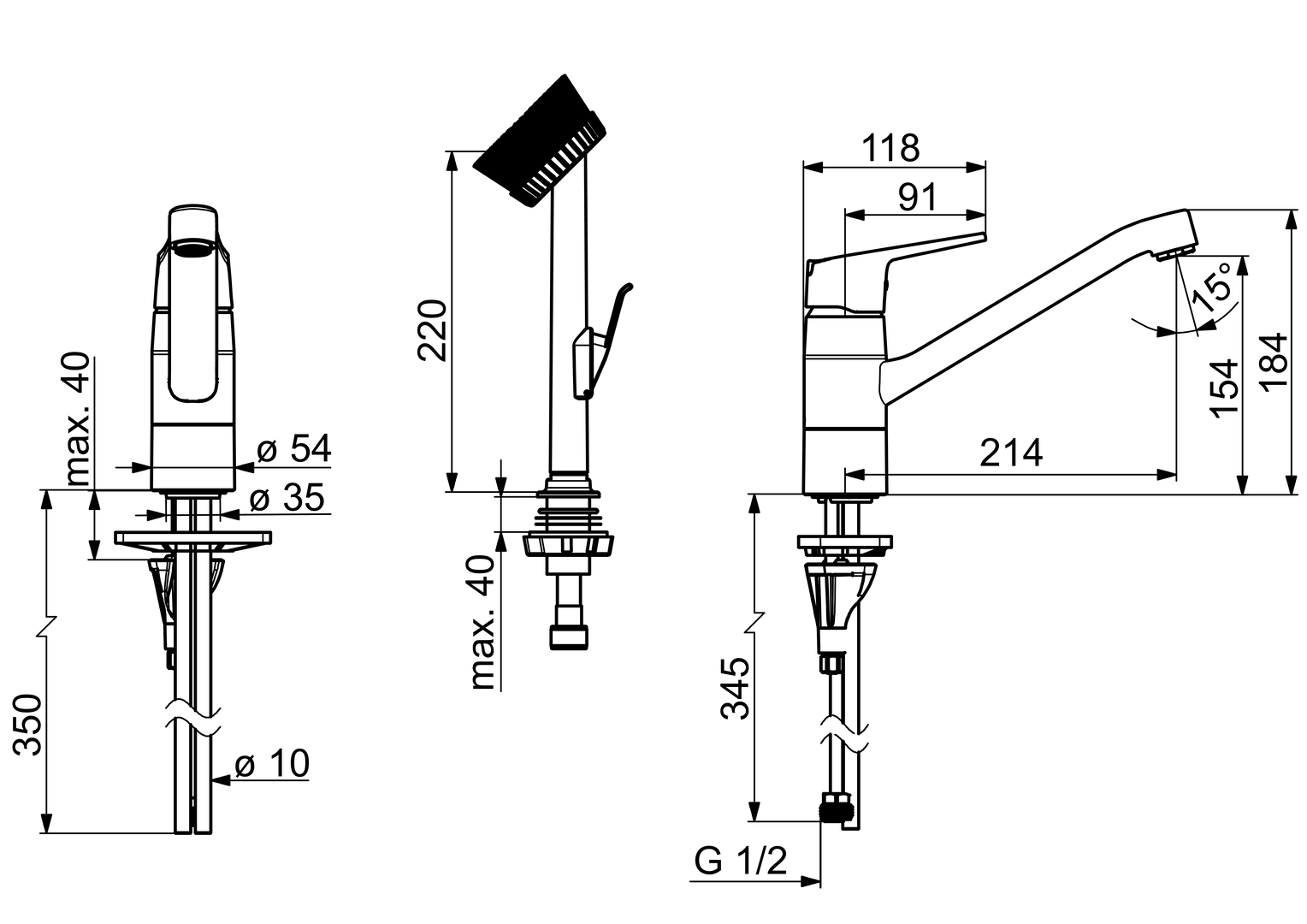 Oras Vega - Utility room faucet 1828G
