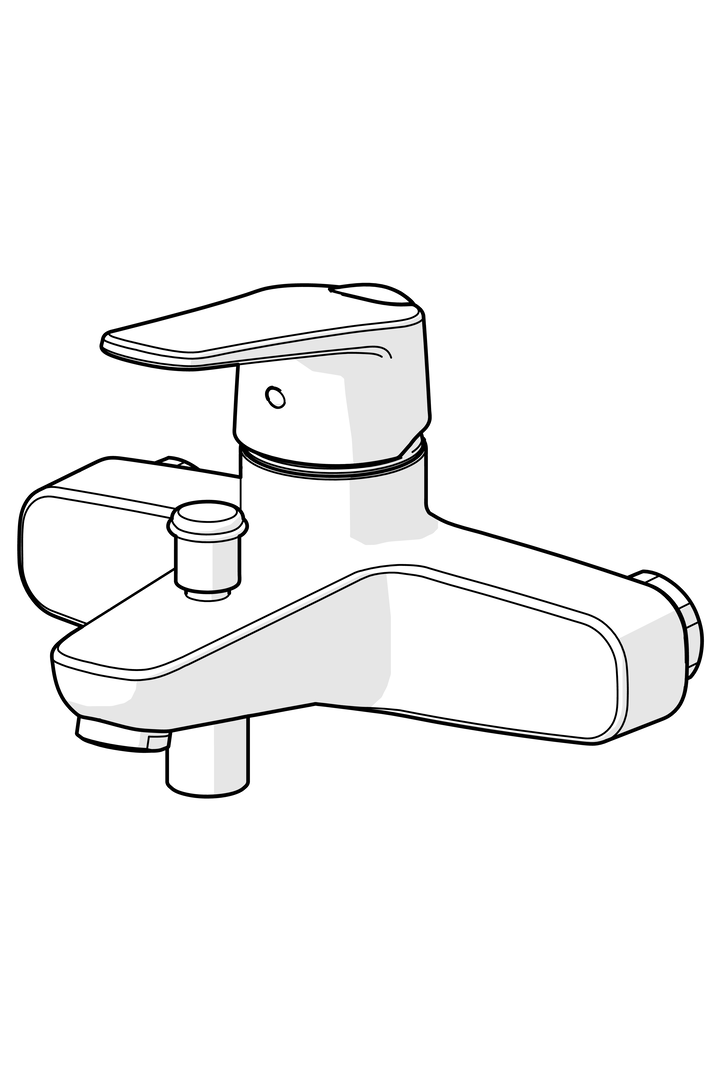 Oras Vega - Bath and shower faucet 1840G