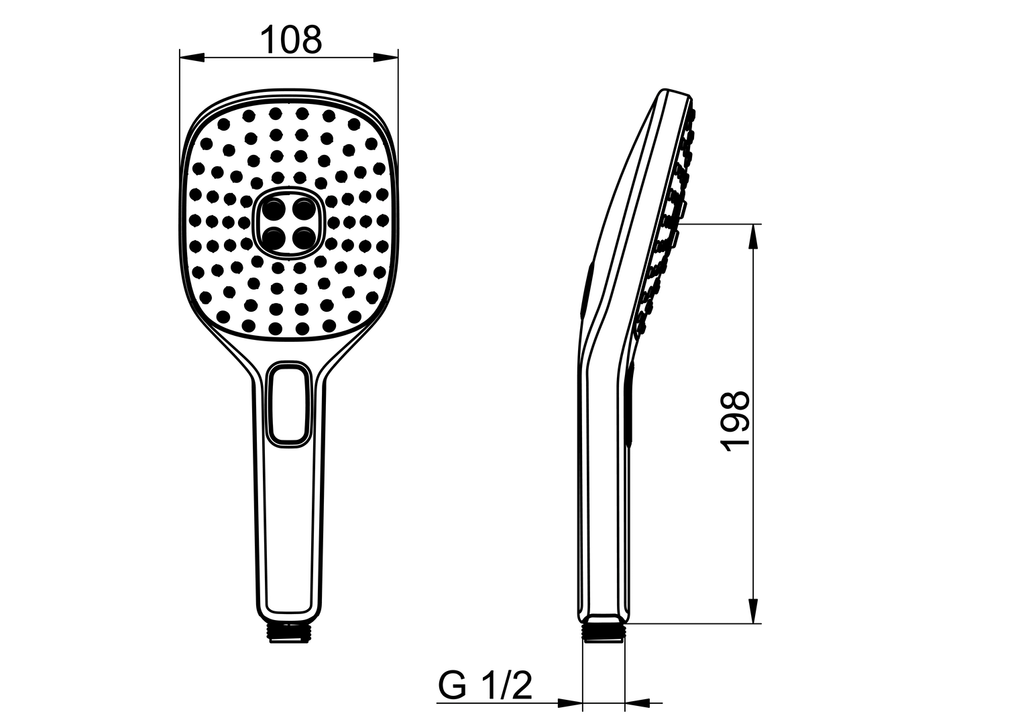 Oras Hydractiva Style - Hand shower 243403