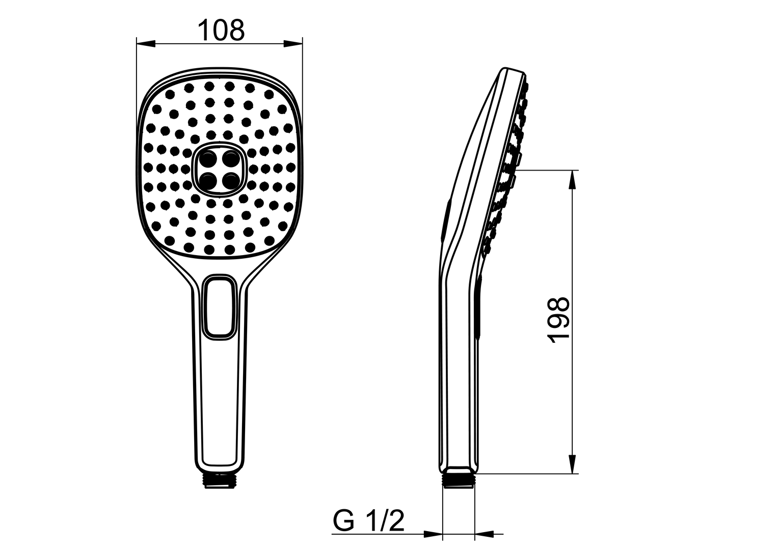 Oras Hydractiva Style - Hand shower 243403
