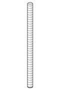 Oras - Fixing screw, M8x1, L=250