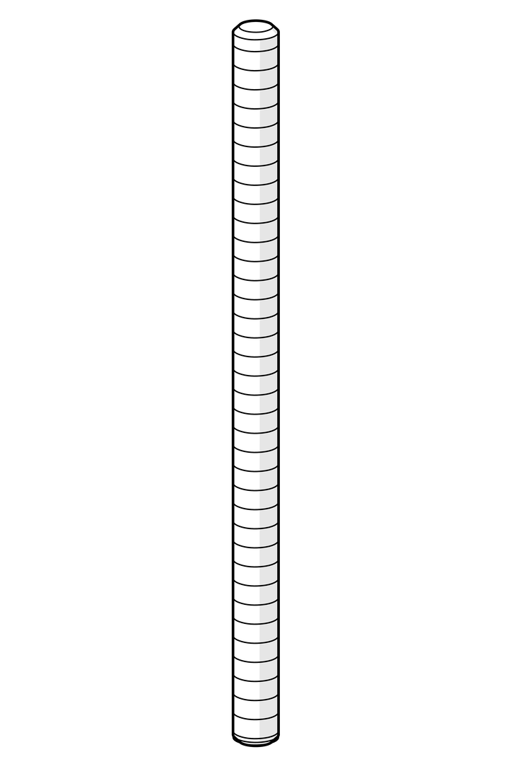 Oras - Fixing screw, M8x1, L=250