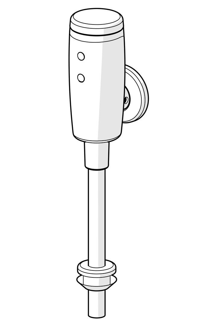 Oras Electra - Urinal flusher, 6 V, Bluetooth 6567Z