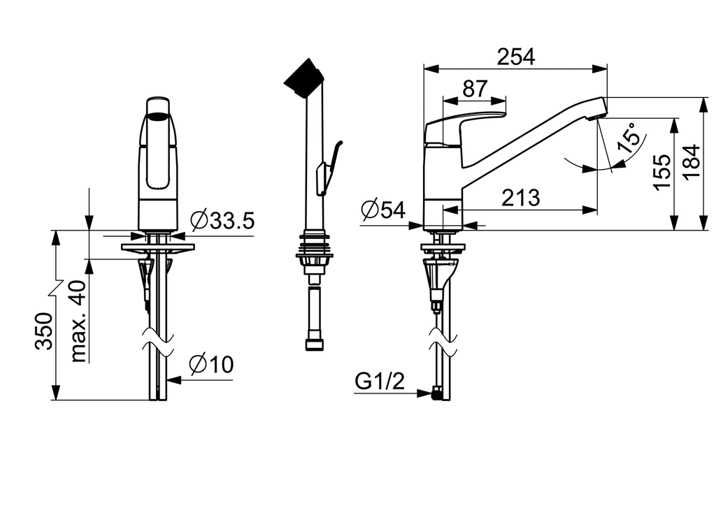 Oras Safira - Kitchen faucet 1022S