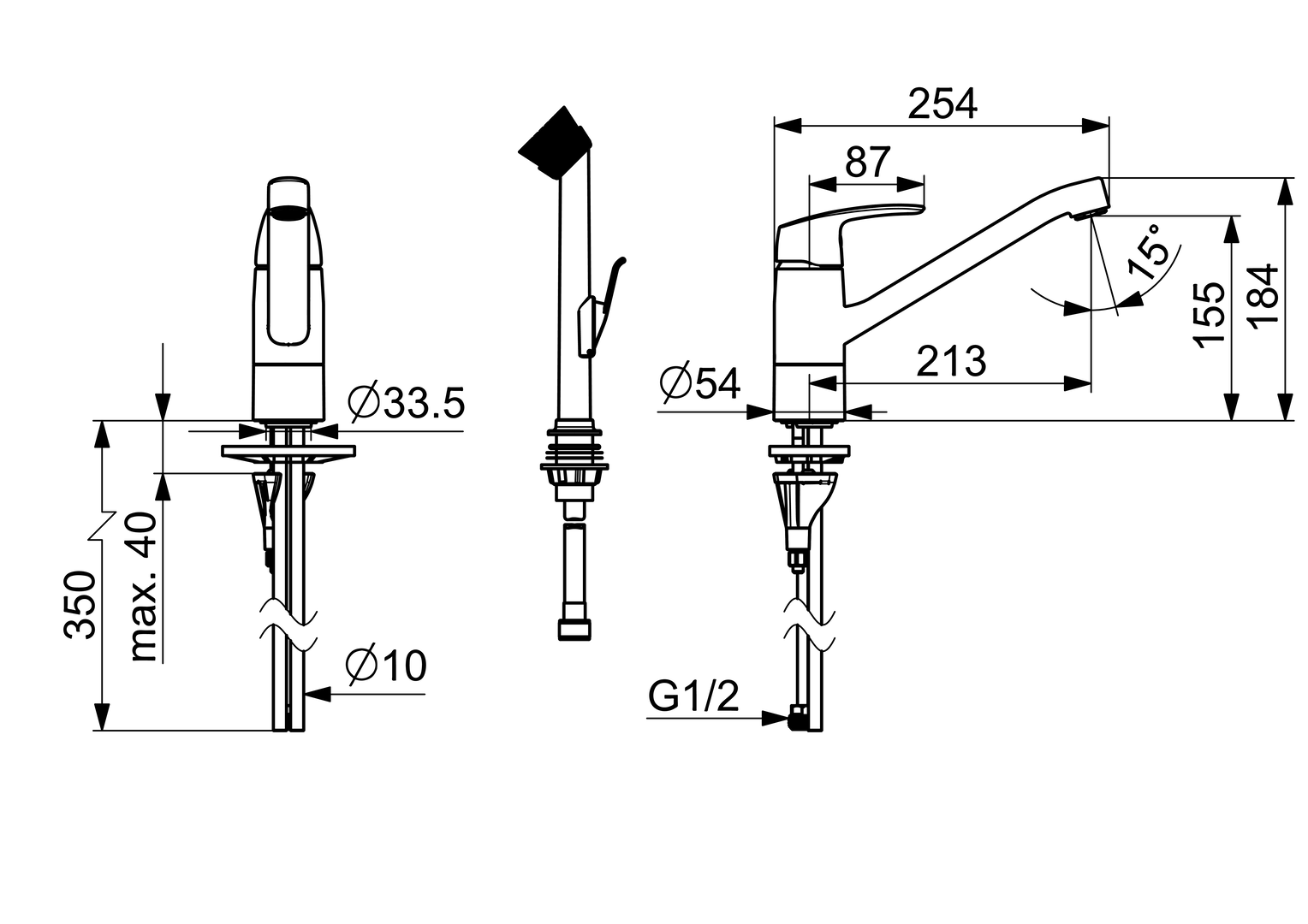 Oras Safira - Kitchen faucet 1022S