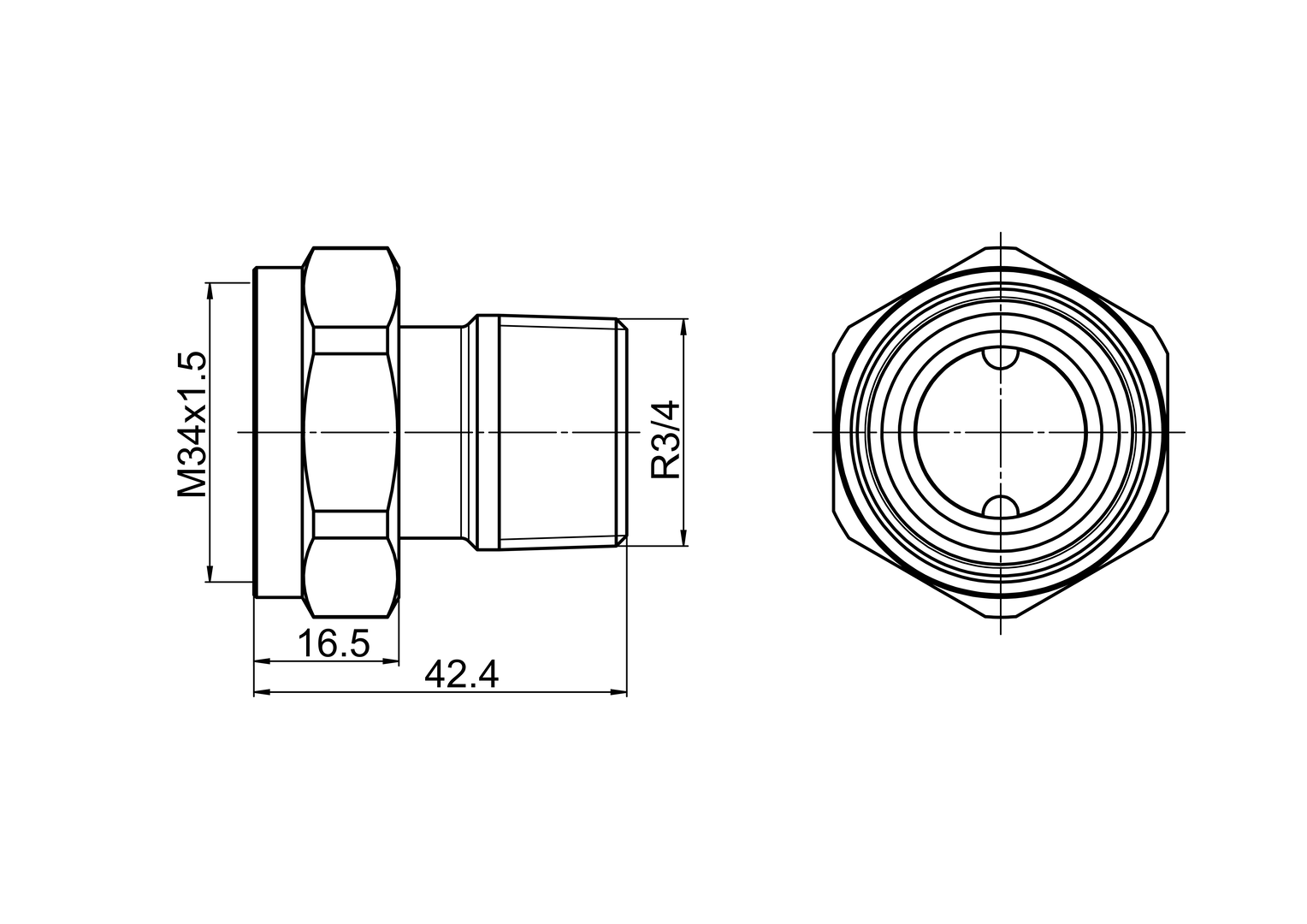 Oras Stabila Pro - Connector, DN20