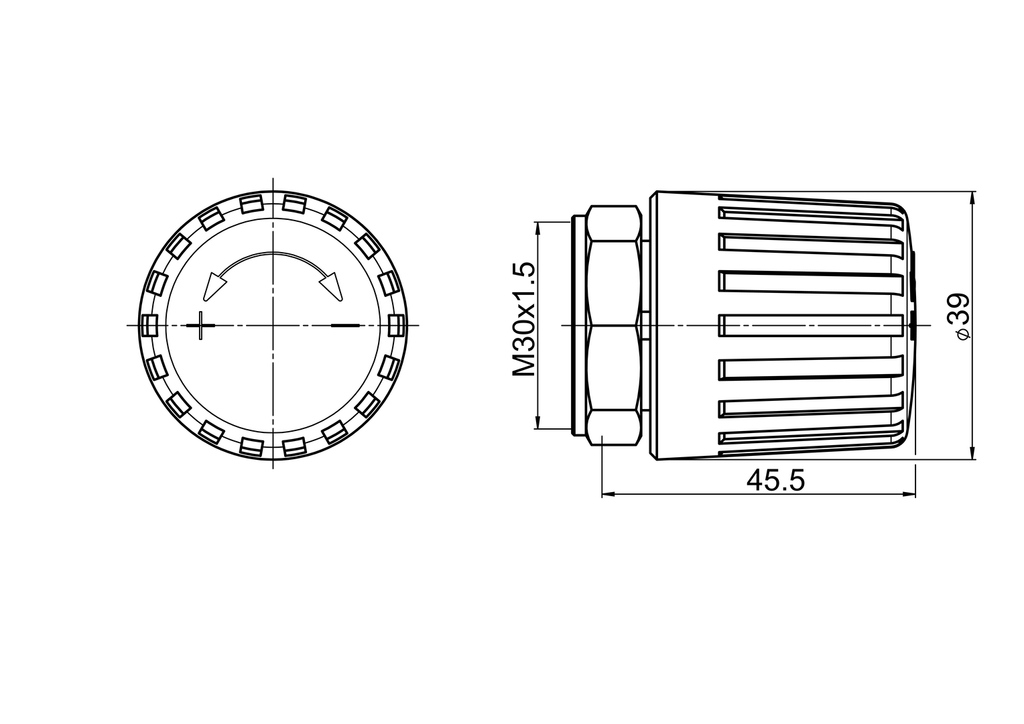 Oras Stabila Pro - Handwheel, M30x1.5