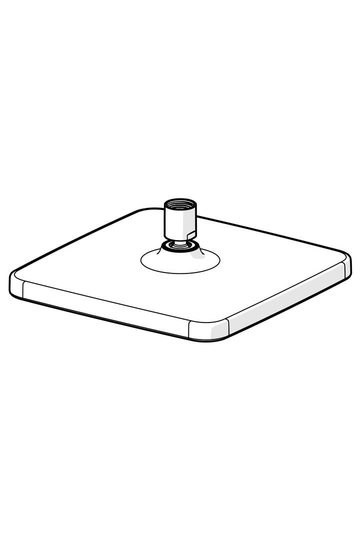 Oras Apollo Style - Overhead shower, 200x200 mm