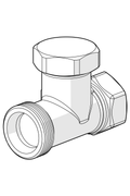 Oras Stabila Pro - Shut-off connector, DN10, L=50