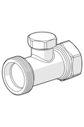Oras Stabila Pro - Shut-off connector, DN20, L=68