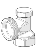 Oras Stabila Pro - Shut-off connector, DN20, L=31, H=28