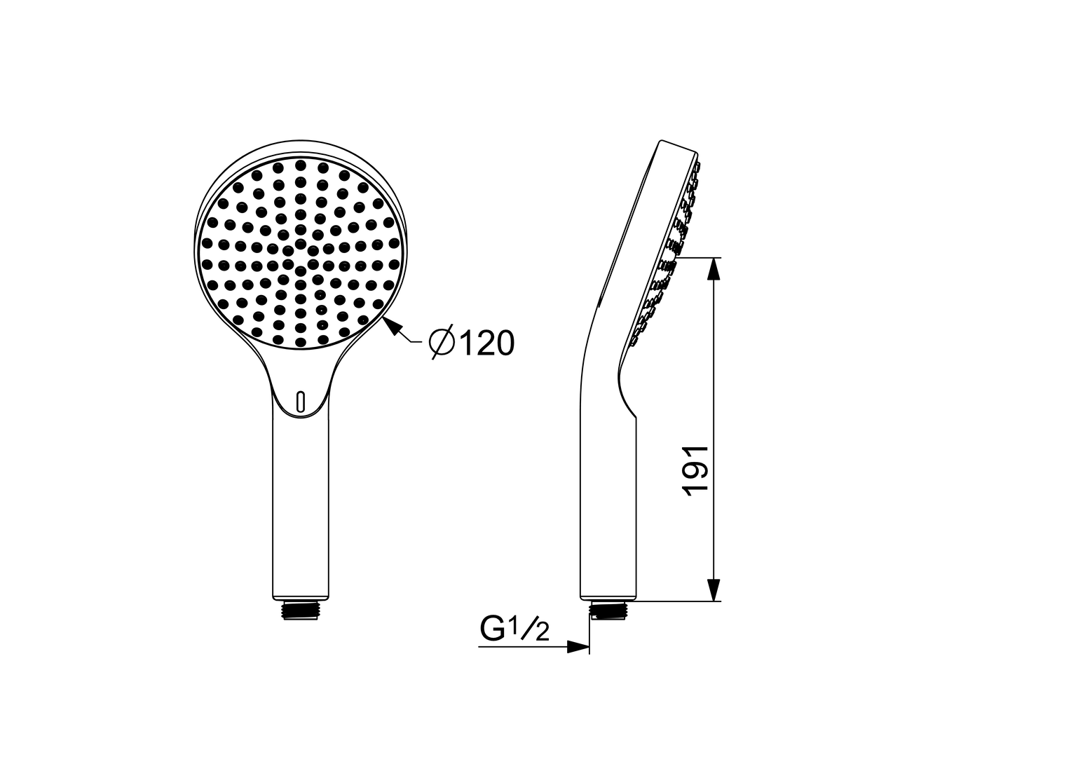 Oras Hydractiva Digital - Hand shower, Bluetooth