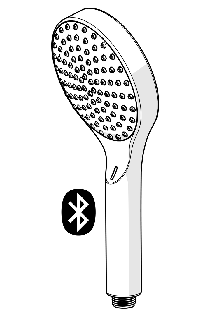 Oras Hydractiva Digital - Hand shower, Bluetooth