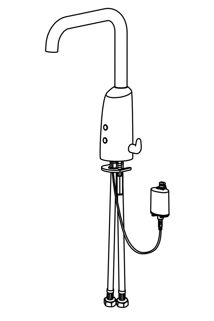Oras Electra - Washbasin faucet, 6 V, Bluetooth 6331fz