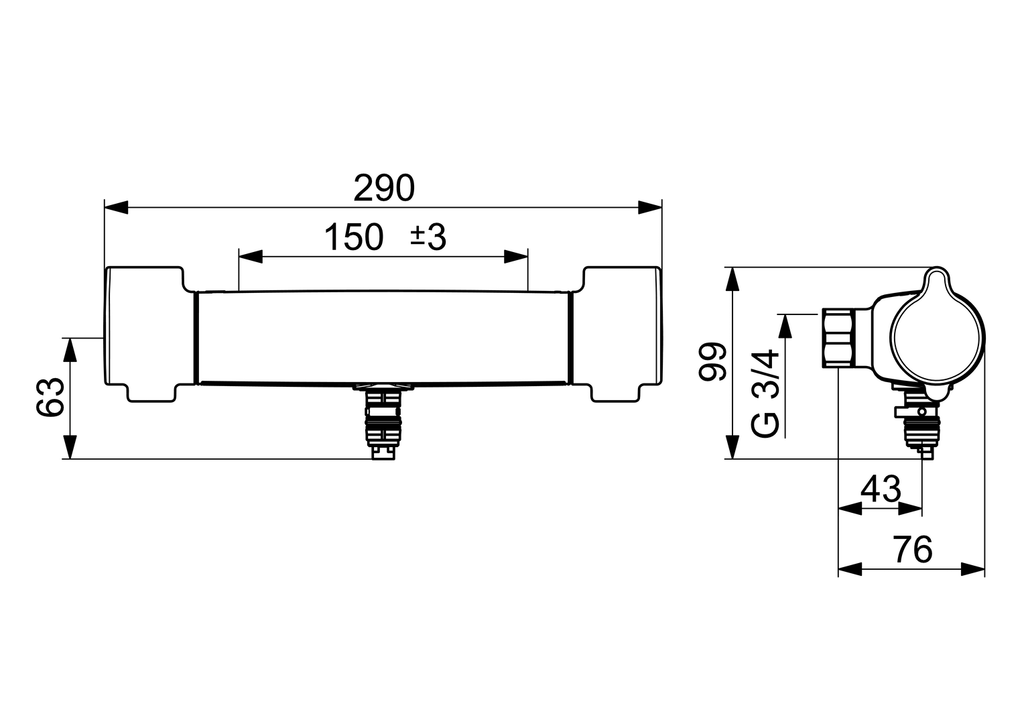 Oras Clinica Safety+ - Washbasin faucet 5666