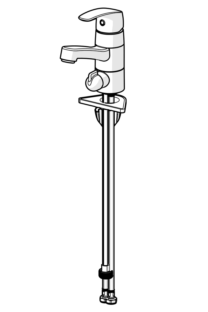 Oras Safira - Washbasin faucet with washing machine valve 1013f