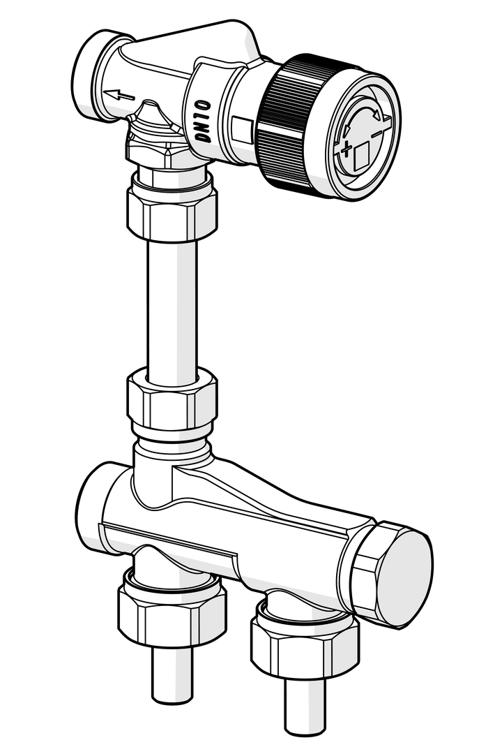 Oras Stabila Pro - Radiator valve body, DN10