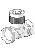 Oras Stabila Pro - Radiator valve body, DN20, L=68 443020D
