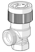 Oras Stabila Pro - Radiator valve body, DN10, L=23, H=20 443110D