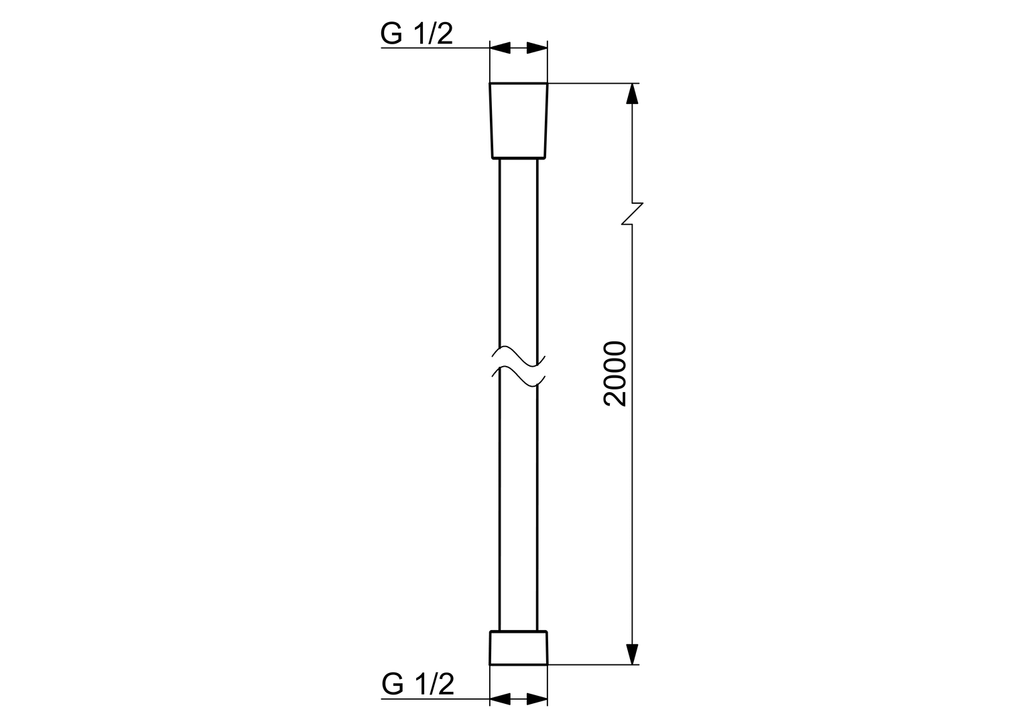 Oras - Shower hose, L=2000 241006