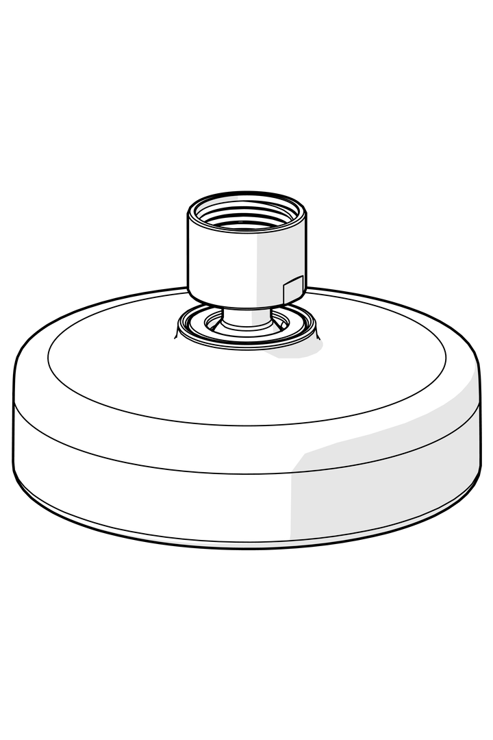 Oras Medipro - Overhead shower, d 95 mm
