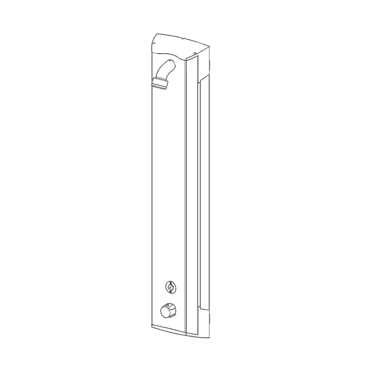 Oras Electra - Shower panel, 9 V, Bluetooth