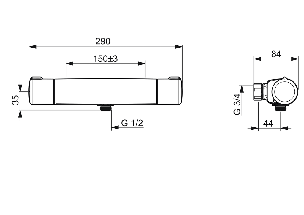 Oras Nova - Shower faucet 7460