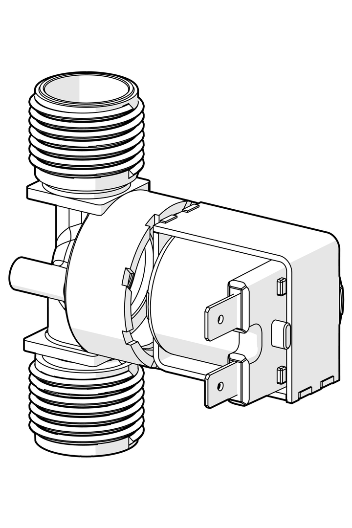 Oras Electra - Solenoid valve, 12/24/48 V