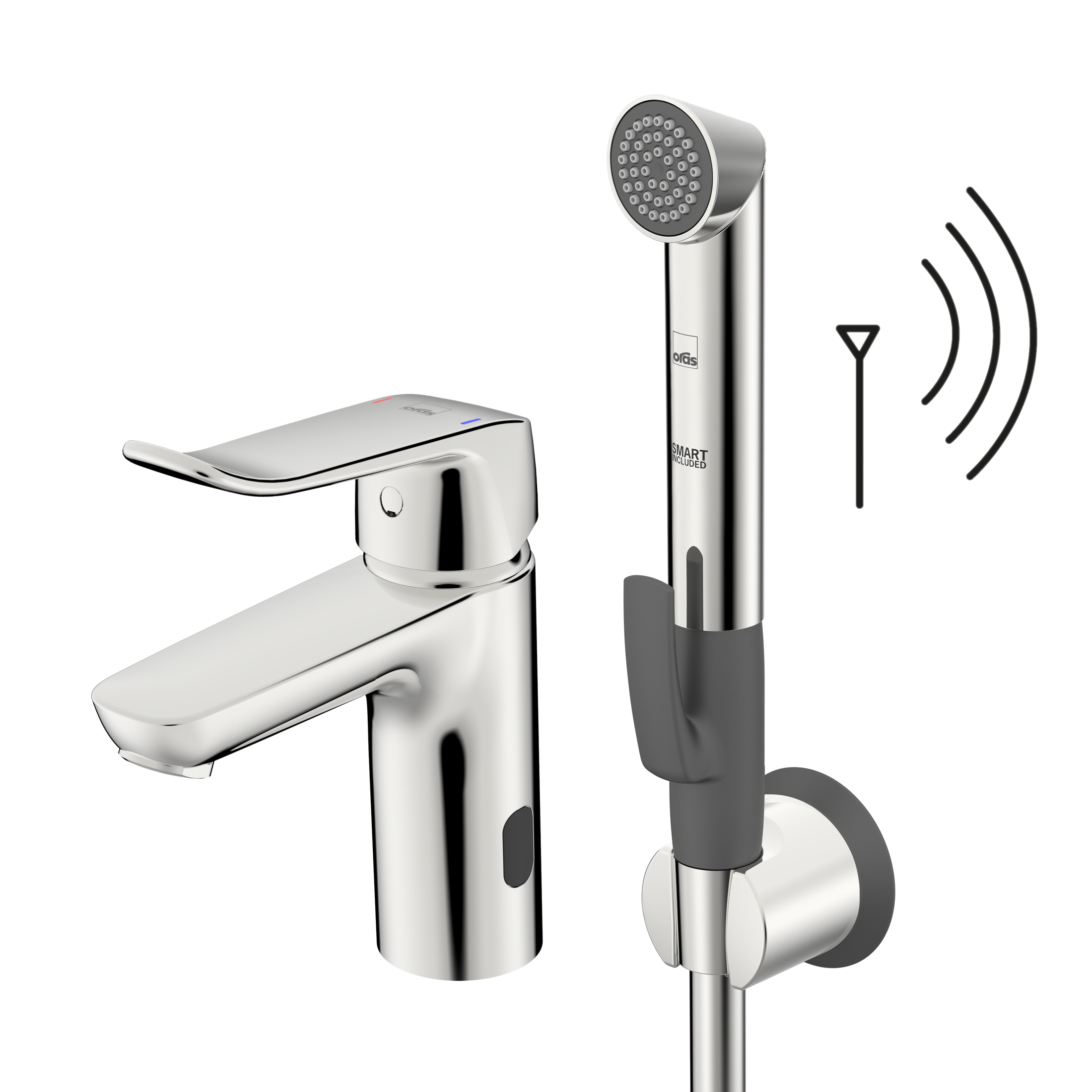 Oras Care Hybrid - Washbasin faucet, 3 V, Bluetooth 5705FZ