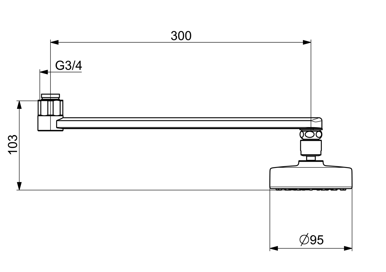 Oras - Swivel spout, L=300 221530